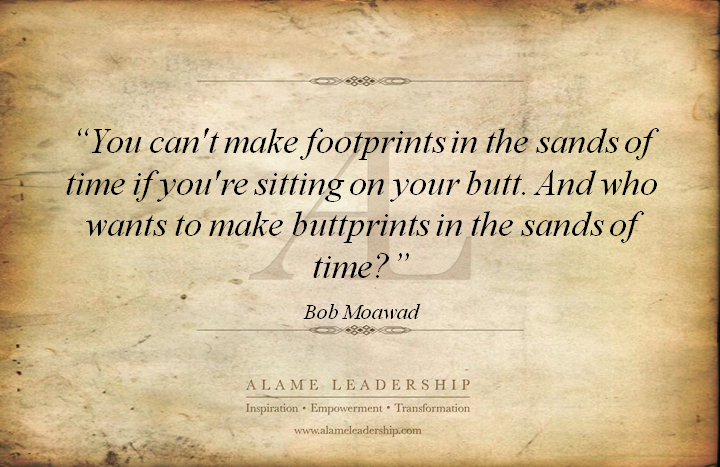 AL Inspiring Quotes Leaving a Legacy: Footprints in the Sands of Time