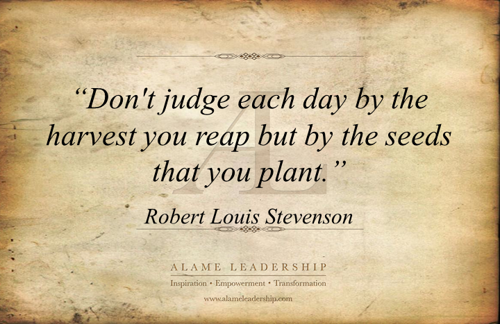 Robert Louis Stevenson's Week: AL Inspiring Quote on 